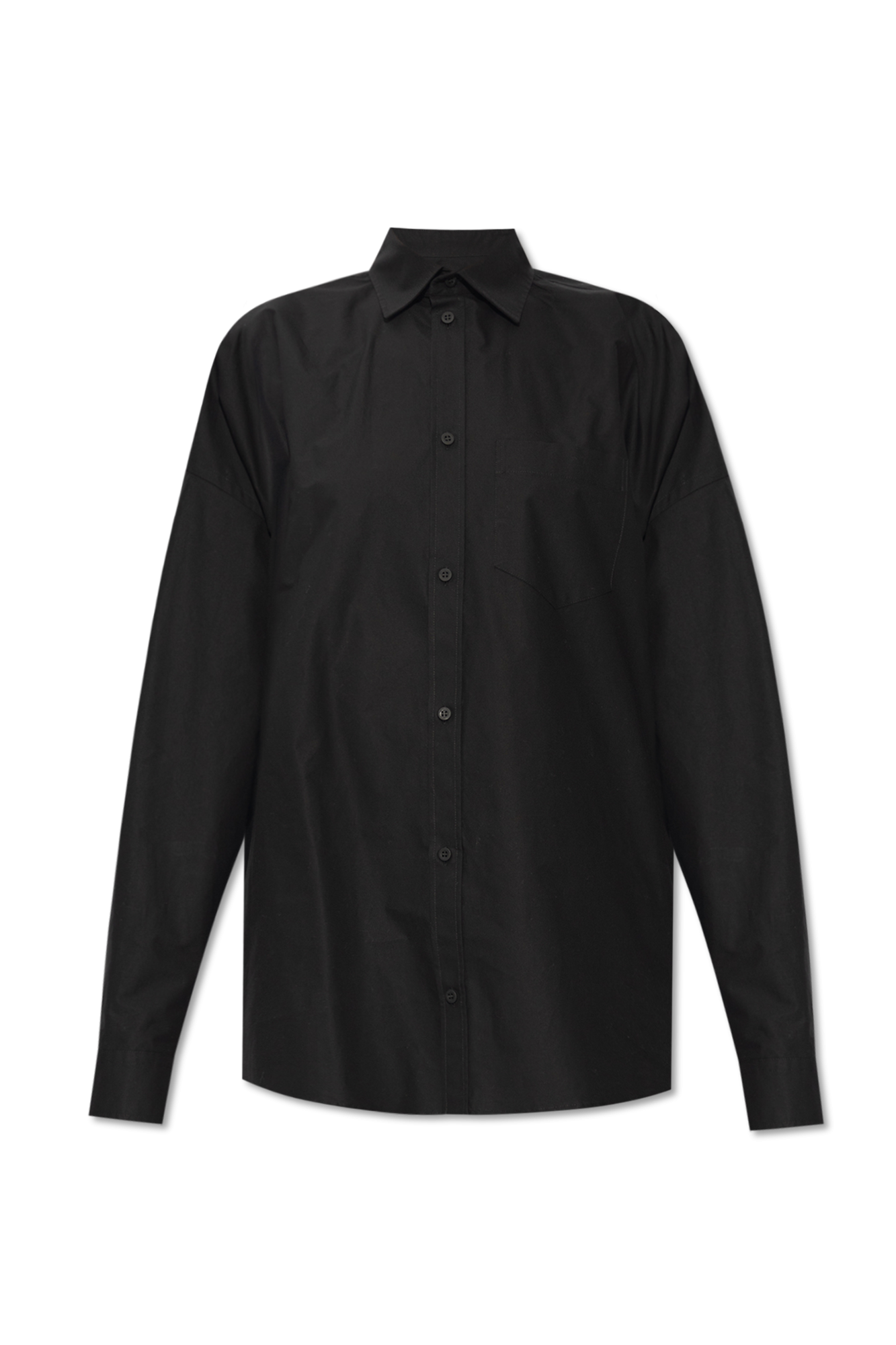 Balenciaga plain black on sale shirt